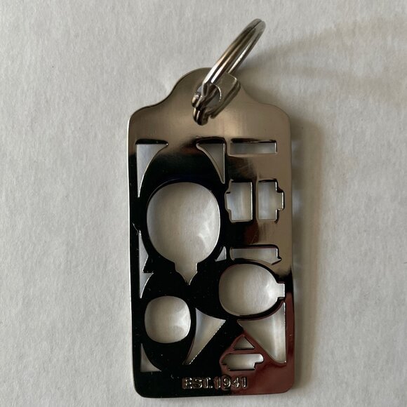 Coach silvertone keychain - Picture 3 of 6